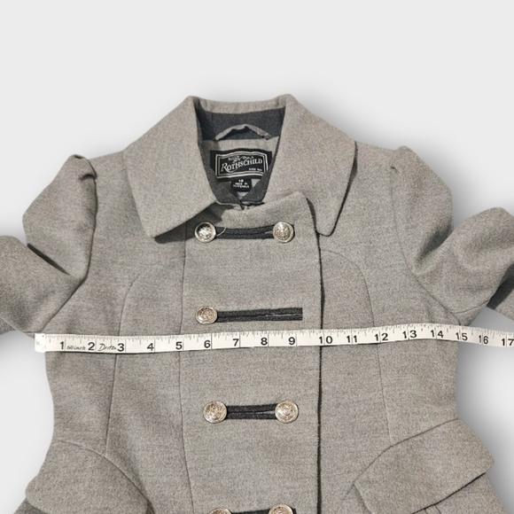 Rothschild Classic Gray Trench Coat  size 10 (Girl) - Picture 9 of 13